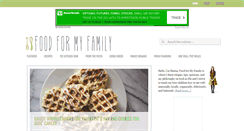 Desktop Screenshot of foodformyfamily.com